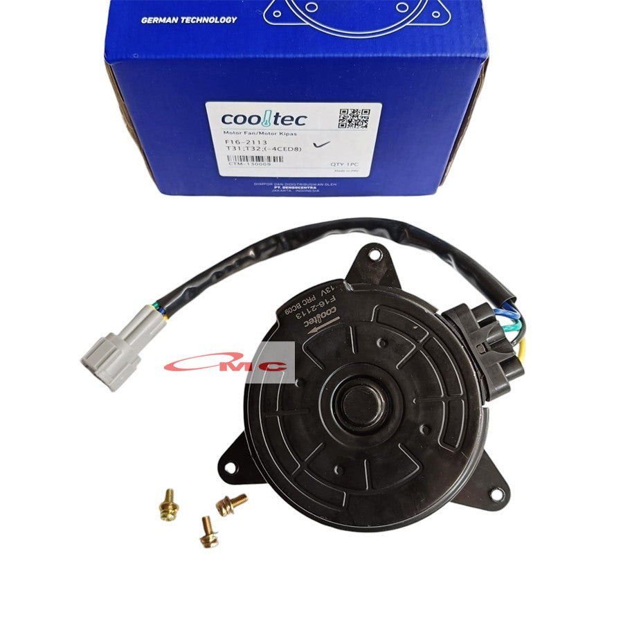 Motor Fan Kipas Radiator Cooltec Mobil Nissan X-trail Xtrail T31 T32 F16-2113