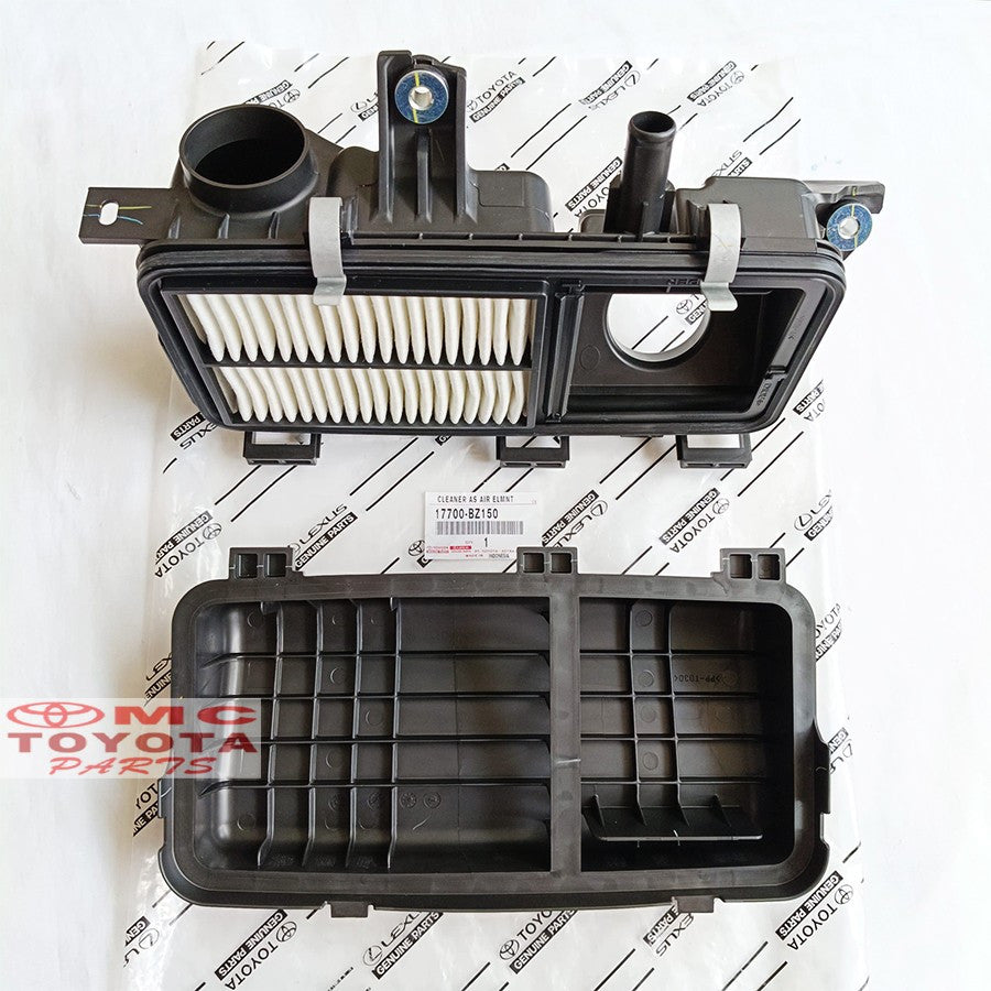 Rumah Filter Udara Set Termasuk Filter Udara Box Assy Tempat Saringan Udara Komplit Agya Ayla 1000cc & 1200cc Original Toyota 17700-BZ150