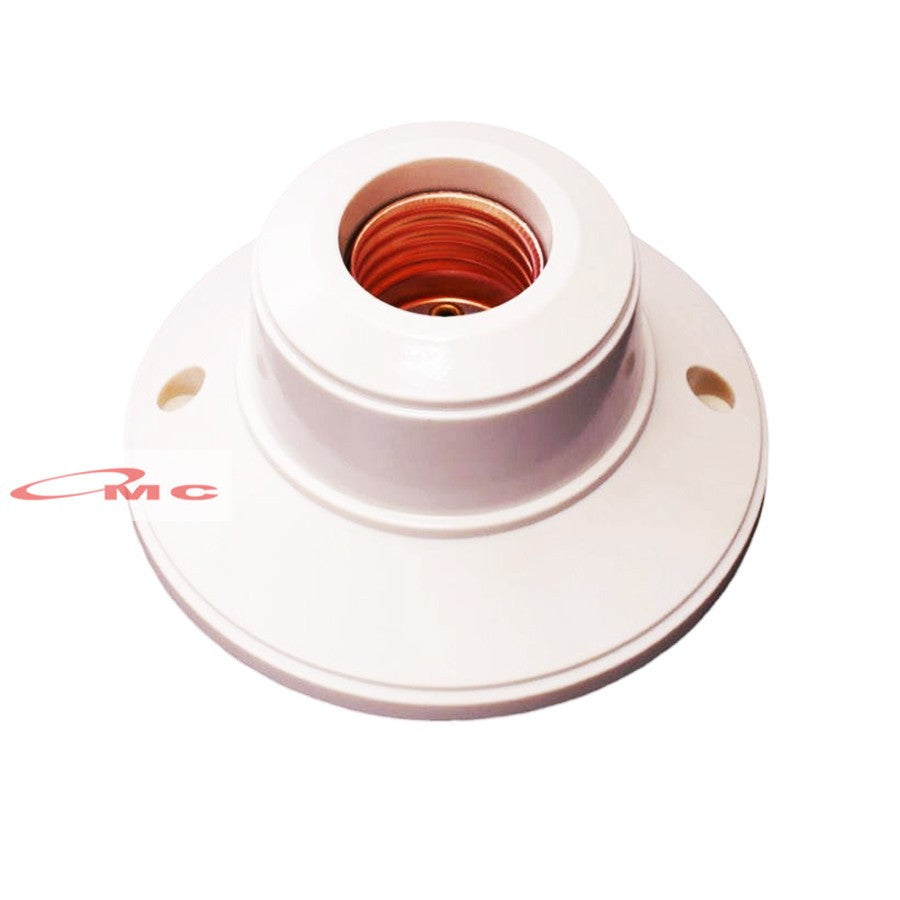 Broco Fitting Lampu Plafon Bulat 1212 E27 Ceiling Lamp Holder Fitting Plafon Fiting Lampu Bulat Satuan FLP-1212-BROCO