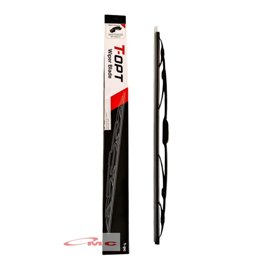 Wiper Blade Depan Kanan Wiper Mobil Universal 20" In 20 Inch Avanza Xenia Veloz Rush Terios Innova Fortuner Hilux Agya Ayla Vios Orisinil T-OPT 85220-TT204-8M