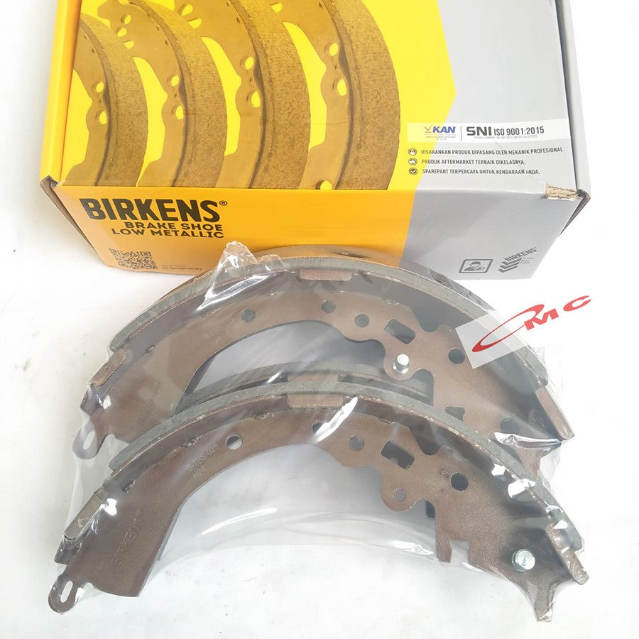 Brake Shoe Kampas Rem Belakang BIRKENS Innova Reborn Asli Birkens B-TBS-025