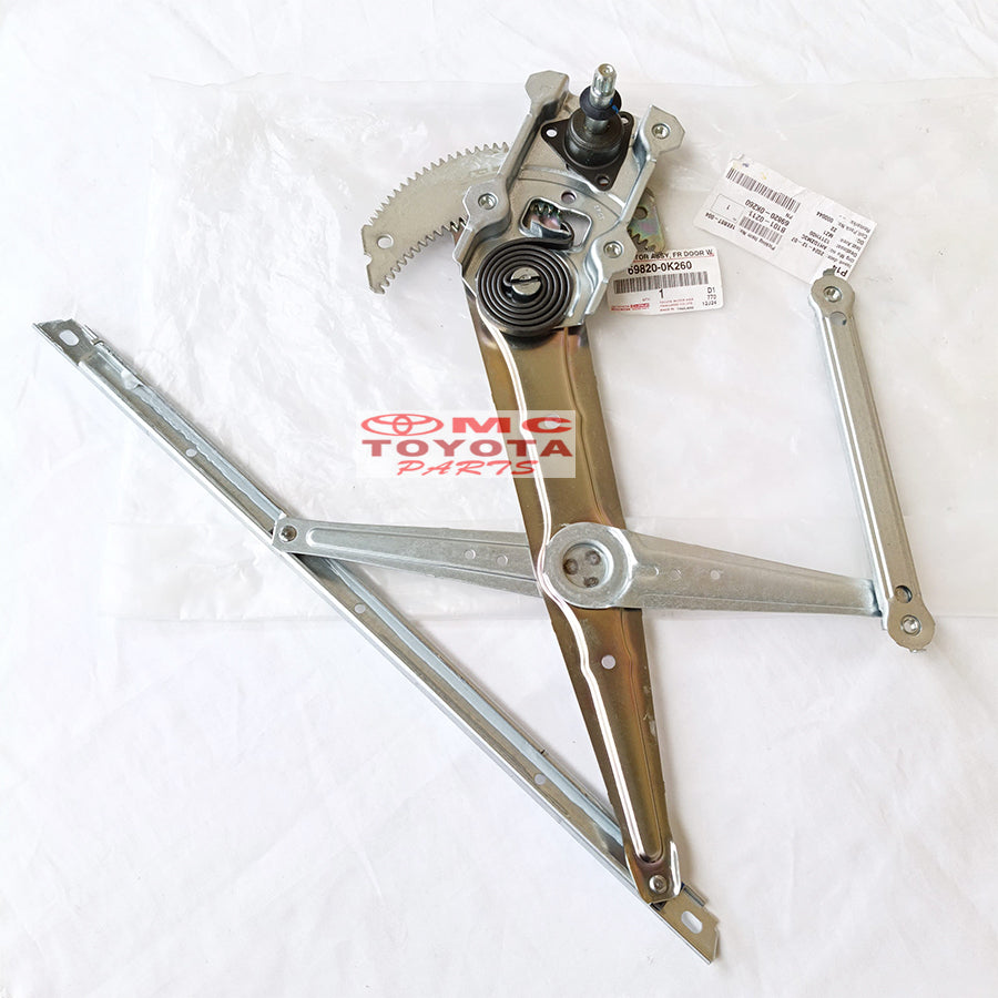 Regulator Power Window Manual Pintu Depan Kanan Kiri Toyota Hilux Revo Original 69810-0K240 69820-0K260 Regulator Window Manual