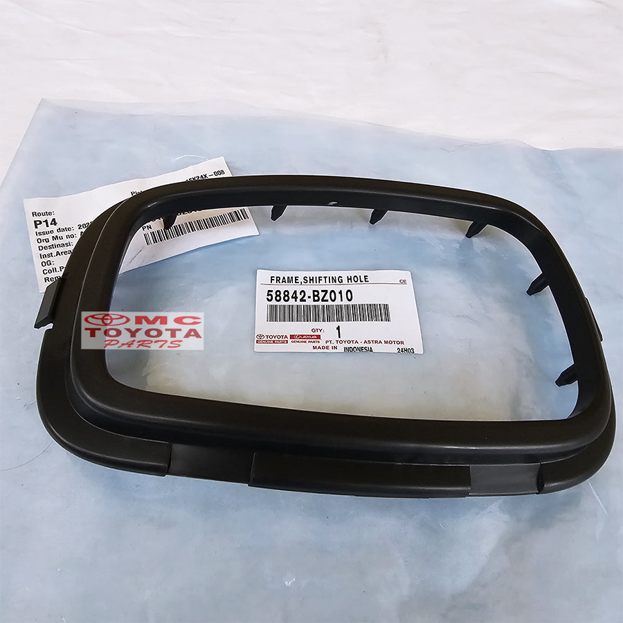 Frame Cover Panel Shifter Bezel Persneling Shifting Hole Ring Tongkat Operan Gigi Avanza Xenia Rush Terios original Toyota 58842-BZ010