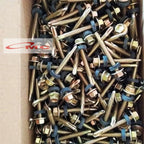 Skrup Sekrup Roofing Kuning 12X50 Turbofix Baut Roofing Baja Ringan Baut Rofing Screw Rufing Ruping Paku Besi Holo Hollow Drat Kasar 5cm Pcs Satuan