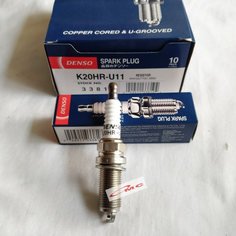Busi Plug Denso Kijang Innova Fortuner Hilux Peugot Original Denso K20HR-U11