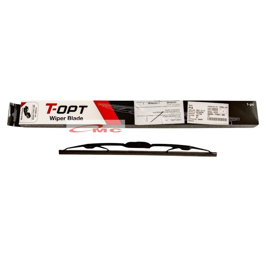 Wiper Blade Depan Kiri Wiper Mobil Universal 14" In 14 Inch Innova Vios Limo Yaris Agya Ayla Jazz Orisinil T-OPT 85220-TT001-8M