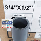 RUCIKA Vlok Sock V sok Reducing Socket Reducer Sock PVC Aw Tebal 3/4 X 1/2 Inch Sambungan Pipa 3/4”x1/2" Vlok Sok Verlop V Sock Flok Soket Plok Sok Lurus