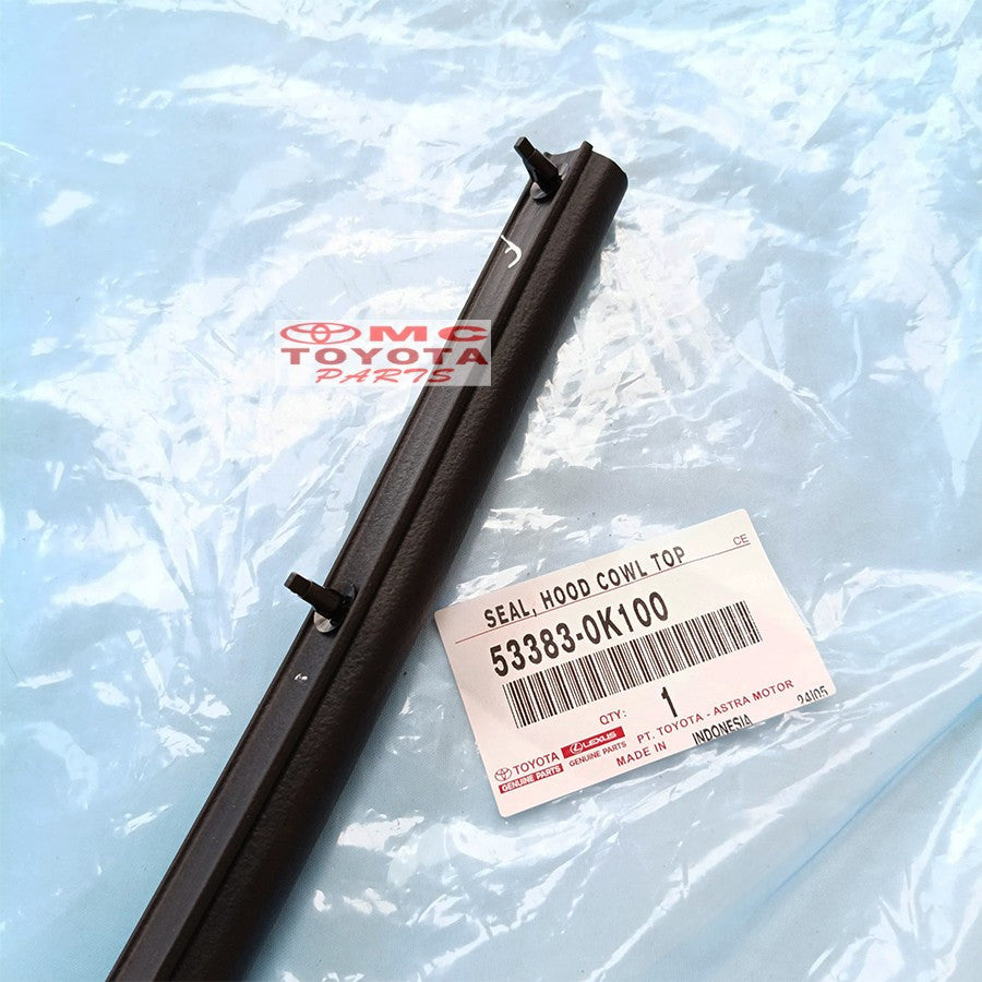 Karet Kap Mesin Motor Bagian Belakang Toyota New Fortuner VRZ Original 53383-0K100 Seal Hood Cowl Top