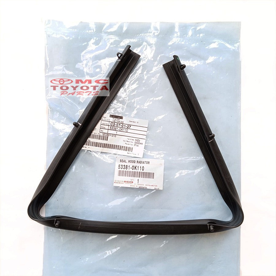 Karet Kap Mesin Motor Bagian Depan Toyota New Fortuner VRZ Original 53381-0K110 Seal Hood Radiator