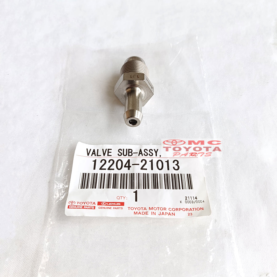 Valve Tutup Klep Valve PCV PVC Valve Angin Sensor Ventilation Ventilator All New Vios Yaris Sienta Corolla Altis Prius C Original Toyota 12204-21013