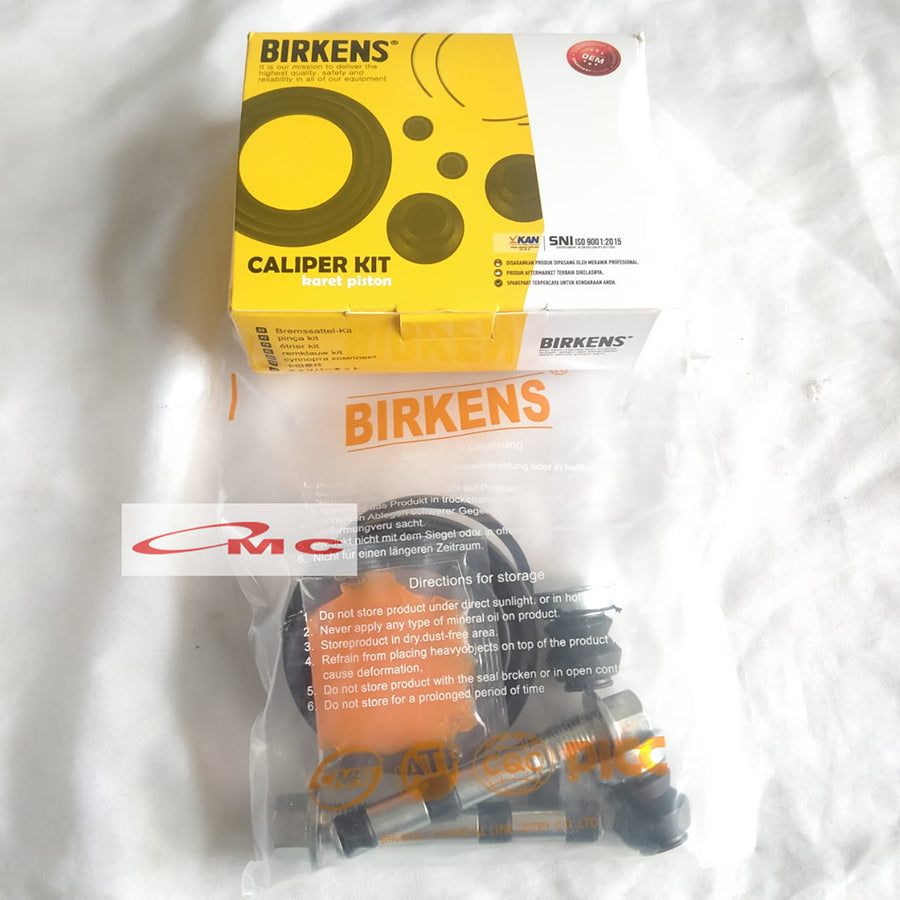 Kaliper Caliper Cylinder Kit Karet Rem Depan BIRKENS Agya Ayla Matic Asli Birkens B-TCK-012