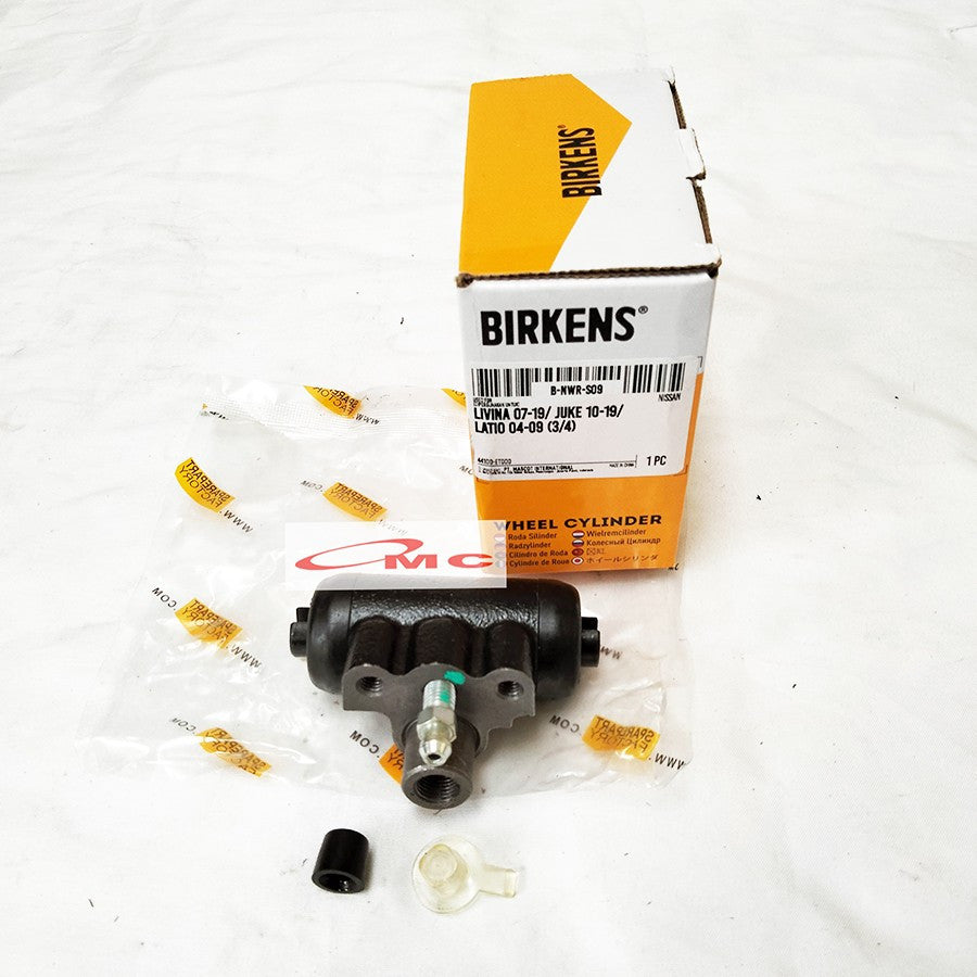 Master Rem Roda Belakang Wheel Cylinder Rear Nissan Grand Livina L10 L11 X Gear JUKE Latio Asli Original Birkens B-NWR-S09