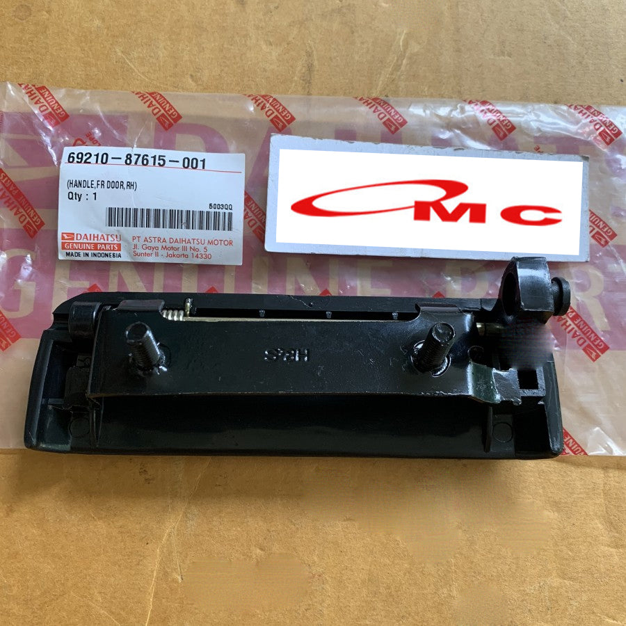 Handle Pintu Luar Depan Kanan Kiri Belakang Original Daihatsu S75 Hijet Taft GT F70 Rocky Independent Hiline Feroza 69210-87615-001 69220-87615-001 Handel Gagang Pegangan Handle Pintu Depan Bagian Luar Handle Pintu Bagasi Belakang