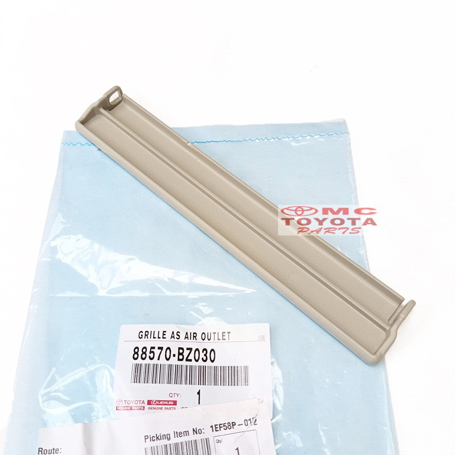 Tutup Kisi AC Double Blower Tengah Bagian Tengah Calya Sigra Original 88570-BZ030 Cover Tutup AC Belakang Kisi Tutupan AC Yang Besar Panjang