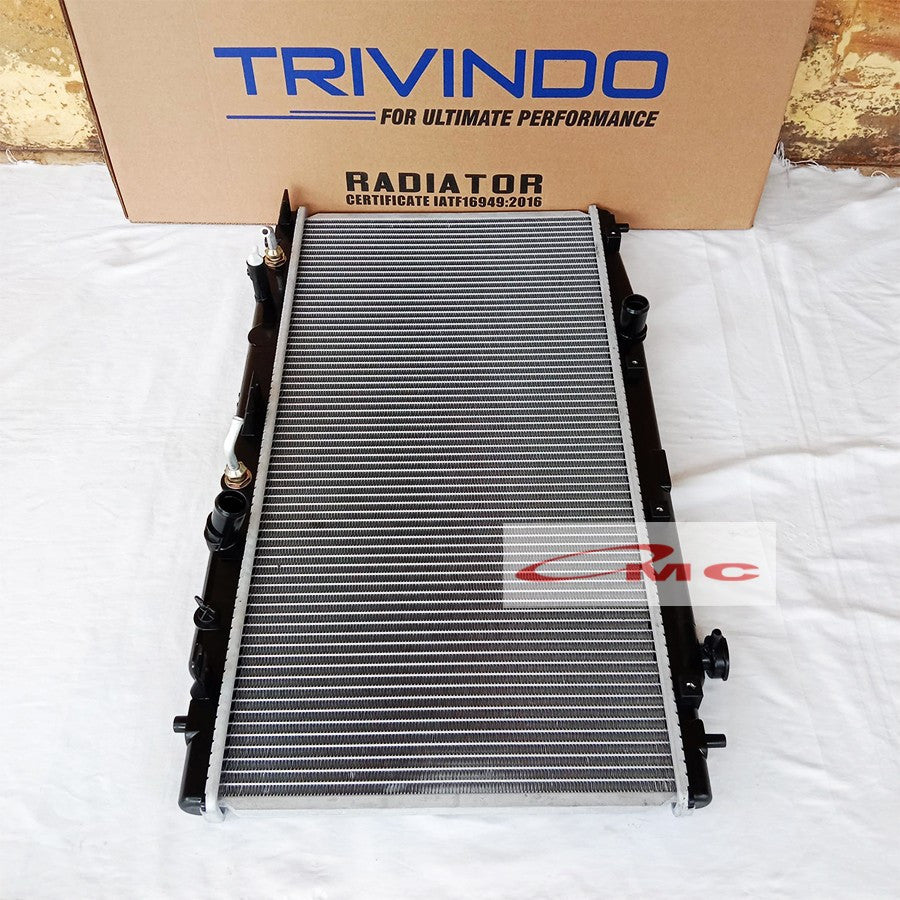 Radiator Assy TRIVINDO Honda Brio Double Blower 2 KIPAS 1300CC MATIC TR-87392