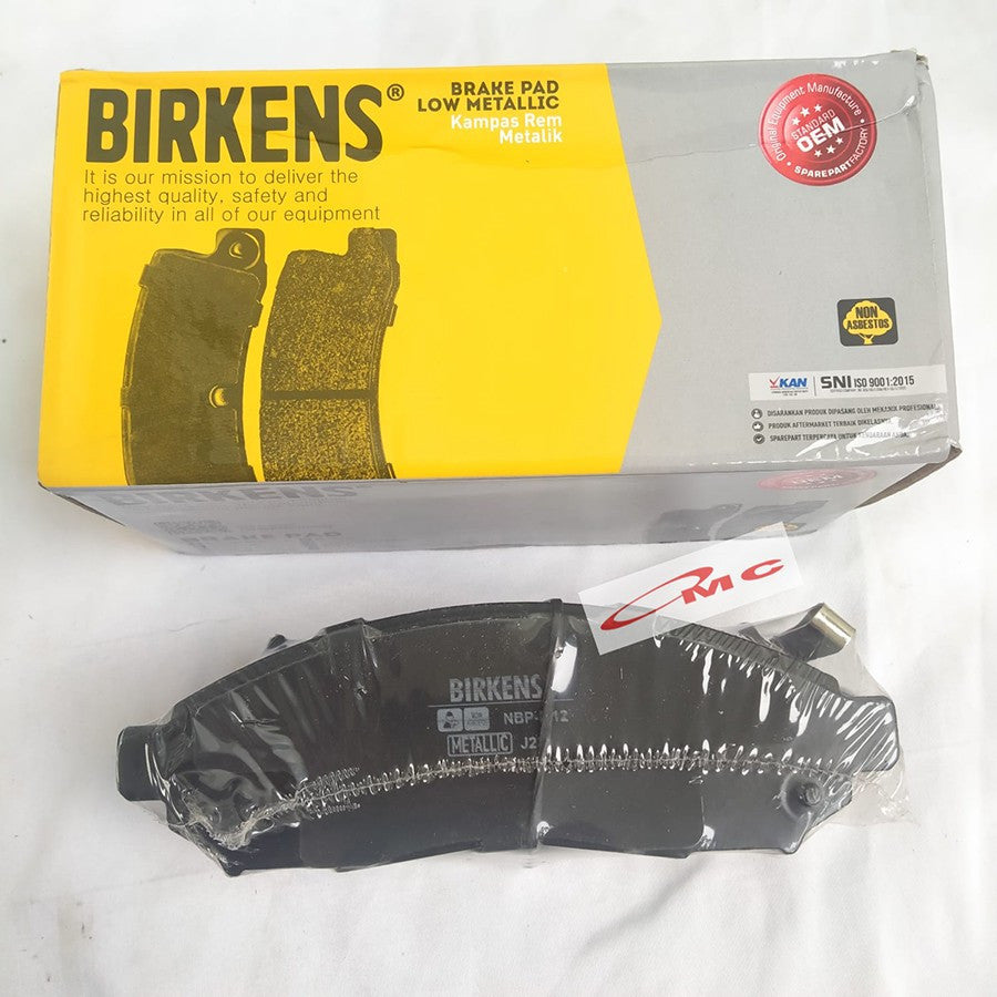 Brake Pad Kampas Rem Depan BIRKENS Serena C26 Navara D40 Murano Asli Birkens B-NBP-M12