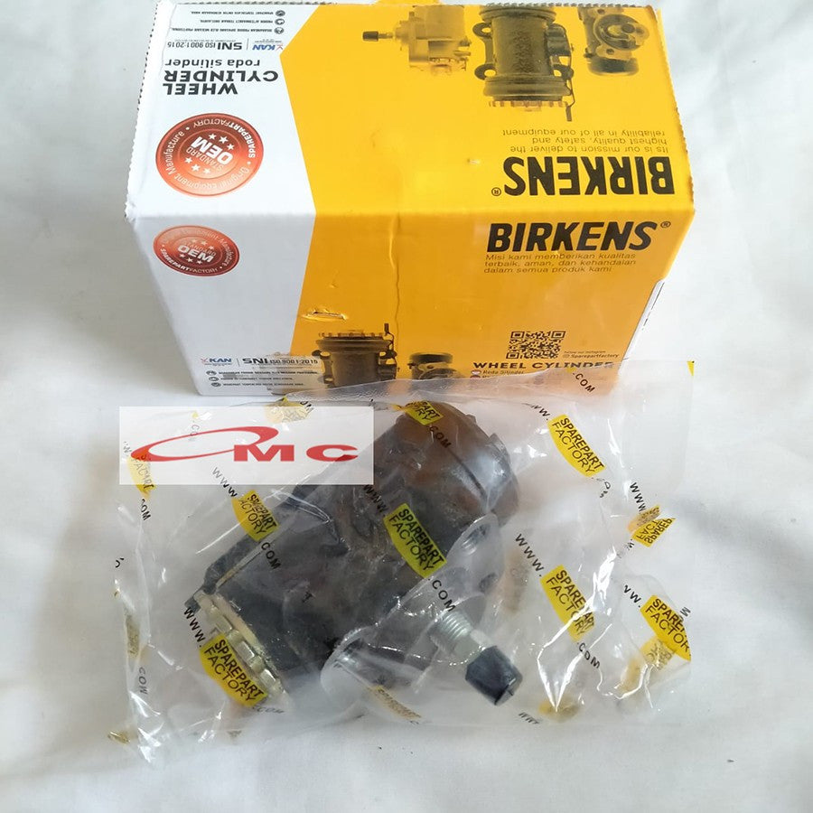 Master Rem Wheel Cylinder Mitsubishi Mirage PS 100/110 Canter Engkel FR RH Depan Kiri Nepel Asli Original Birkens B-MWF-S02
