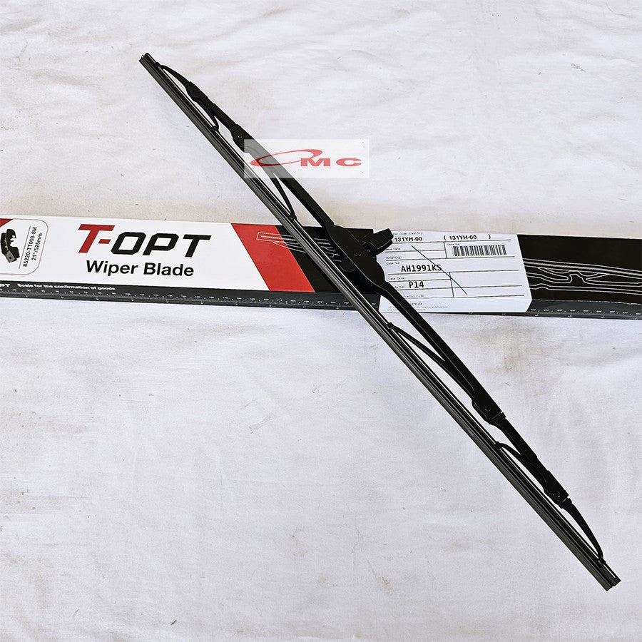 Wiper Blade Depan Kanan Wiper Mobil Kanan Toyota Fortuner Vios Universal 21" In 21 Inch 525mm Orisinil T-OPT85220-TT003-8M