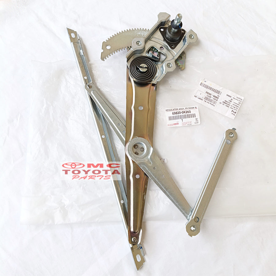 Regulator Power Window Manual Pintu Depan Kanan Kiri Toyota Hilux Revo Original 69810-0K240 69820-0K260 Regulator Window Manual