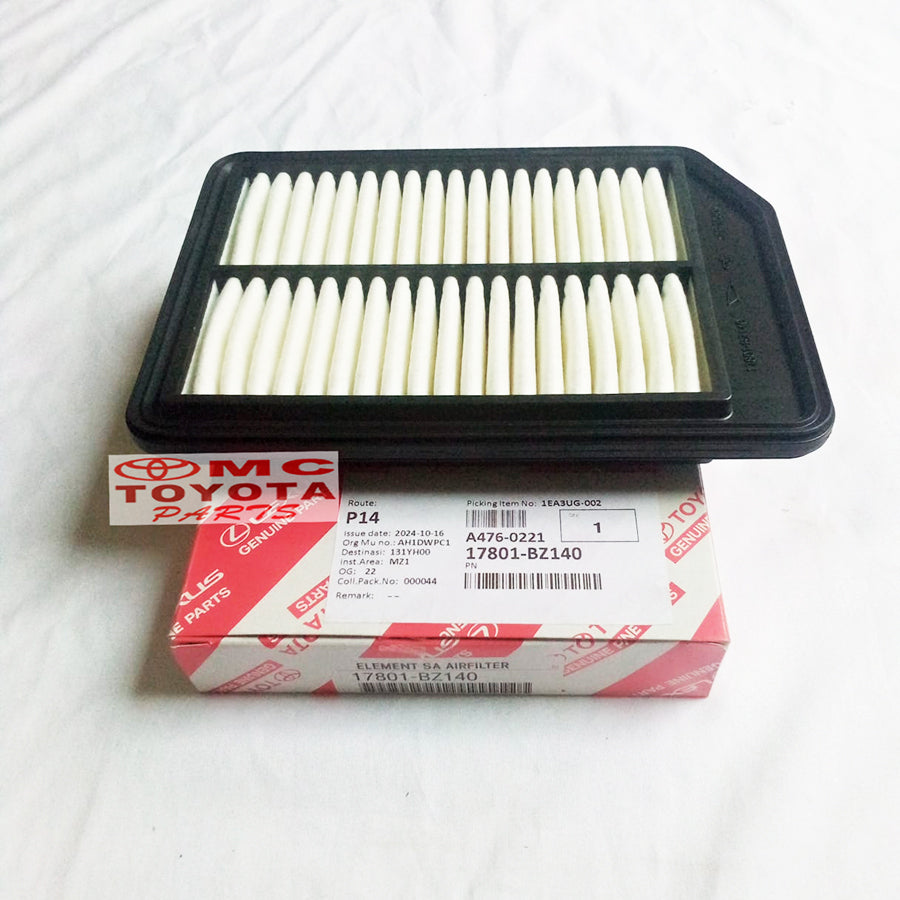Filter Saringan Udara Air Cleaner Agya Ayla Wigo Calya Sigra 1000cc Original 17801-BZ140