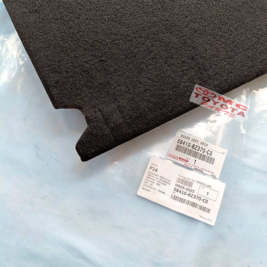 Cover Tutup Ban Serep Bagasi Belakang New Agya Ayla 2023-UP Original Toyota 58410-BZ370-C0 Cover Ban