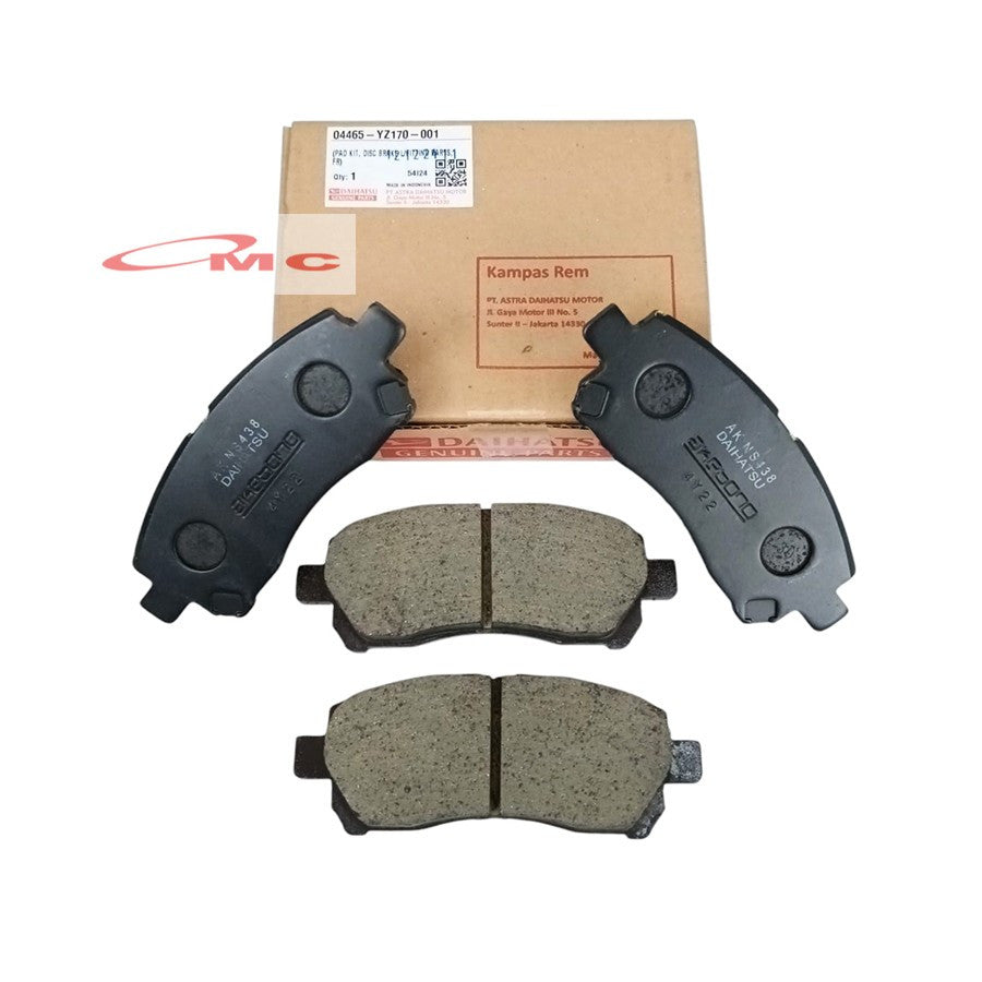 Brake Pad Kampas Rem Depan Original Avanza Xenia Veloz Rush Terios F700 Taruna F500 APV 04465-YZ170-001