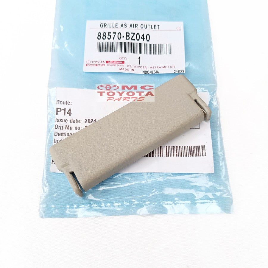 Tutup Kisi AC Double Blower Tengah Bagian Samping Calya Sigra Original 88570-BZ040 Cover Tutup AC Belakang Kisi Tutupan AC Yang Kecil