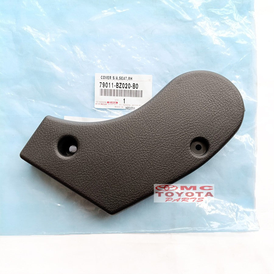 Cover Jok Tengah Bagian Dalam Kanan Kiri All New Avanza Xenia Rush Terios Original 79011-BZ020-B0 79012-BZ020-B0 Cover Seat Tutup Jok Tengah Bagian Dalam Hitam Black