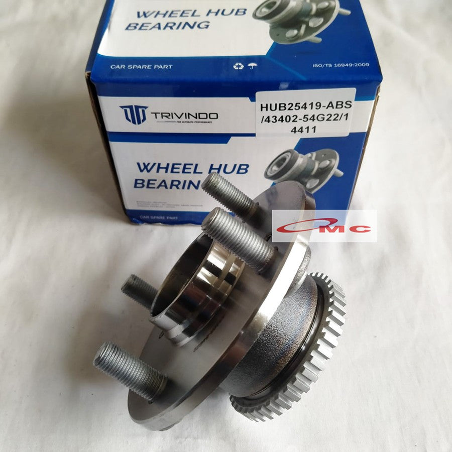 Laher Bearing Roda Belakang TRIVINDO Aerio Baleno Next G HUB25419-ABS