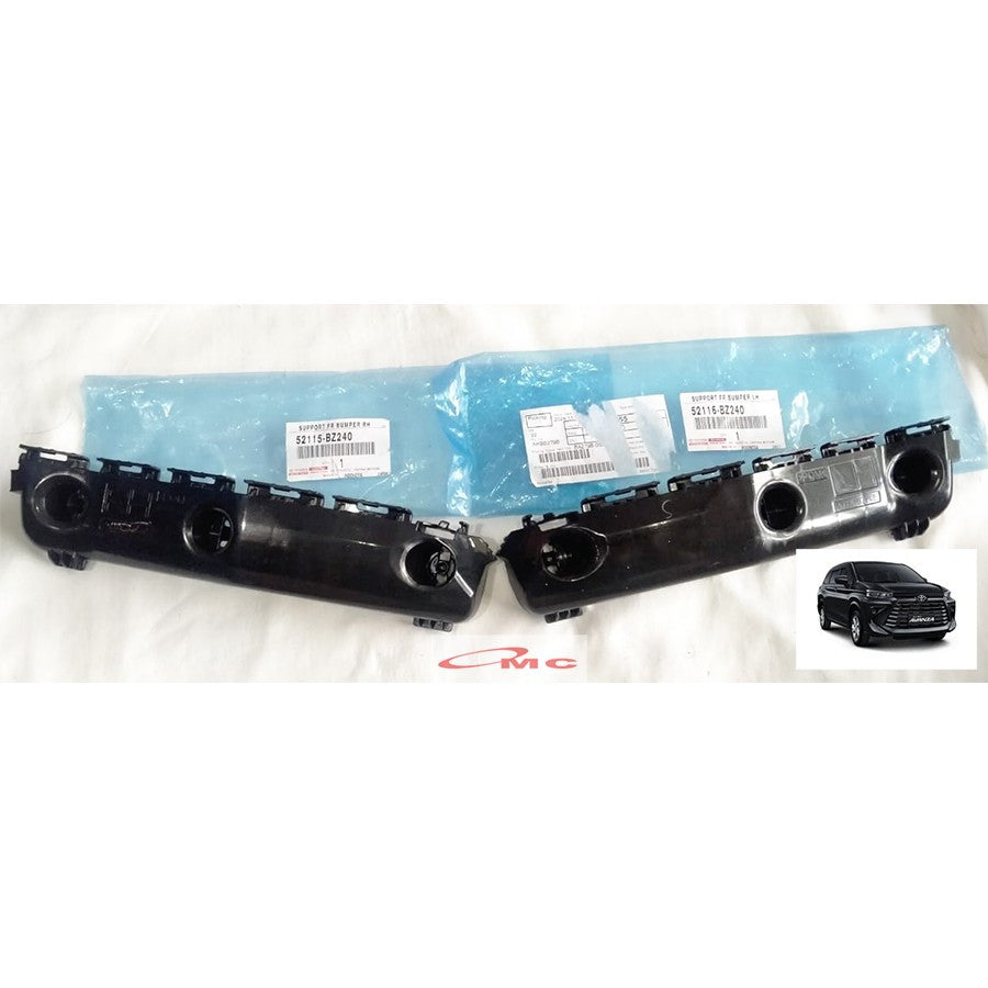 Support Bracket Breket Bumper Depan Kanan Kiri Orisinil All New Avanza VELOZ Xenia 2022-Up 52115-BZ240 52116-BZ240
