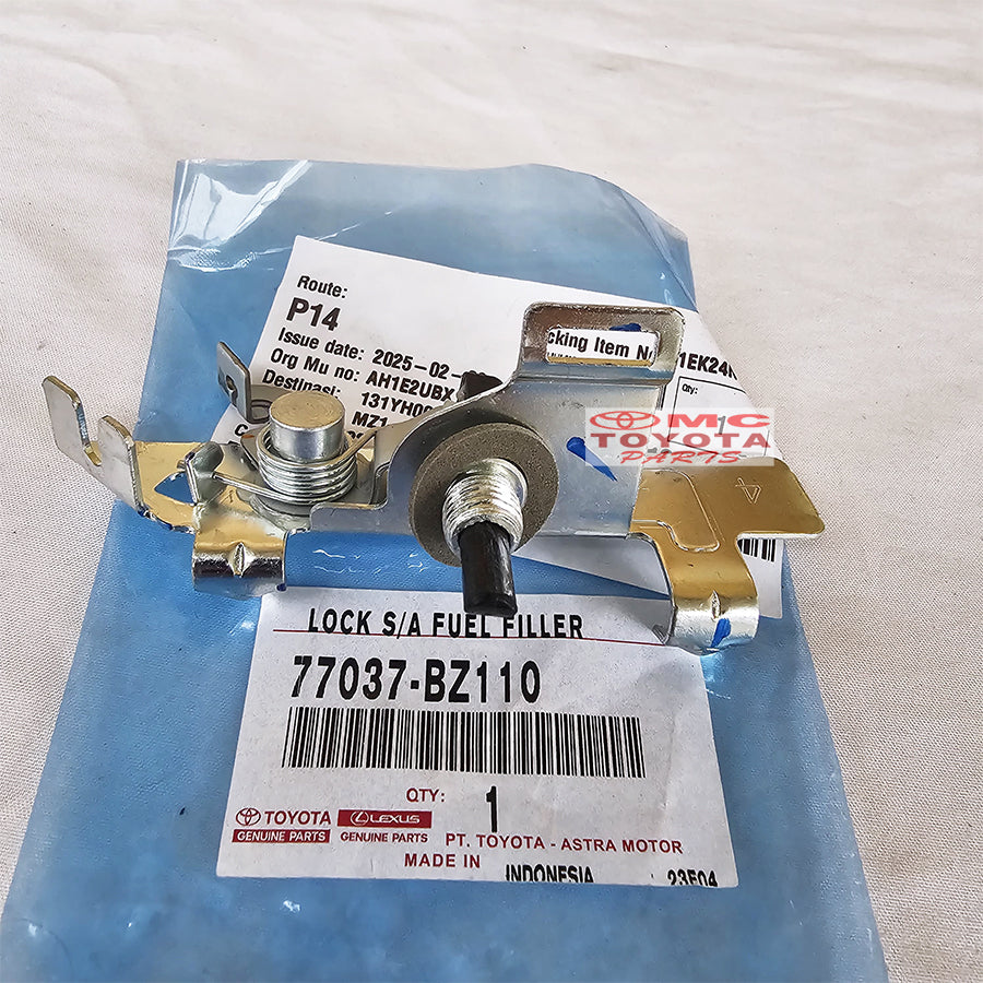 Pentolan Lock Fuel Kunci Pembuka Tutup Pengunci Rumah Tangki Bensin Rush Terios 2017Up Original Toyota 77037-BZ110