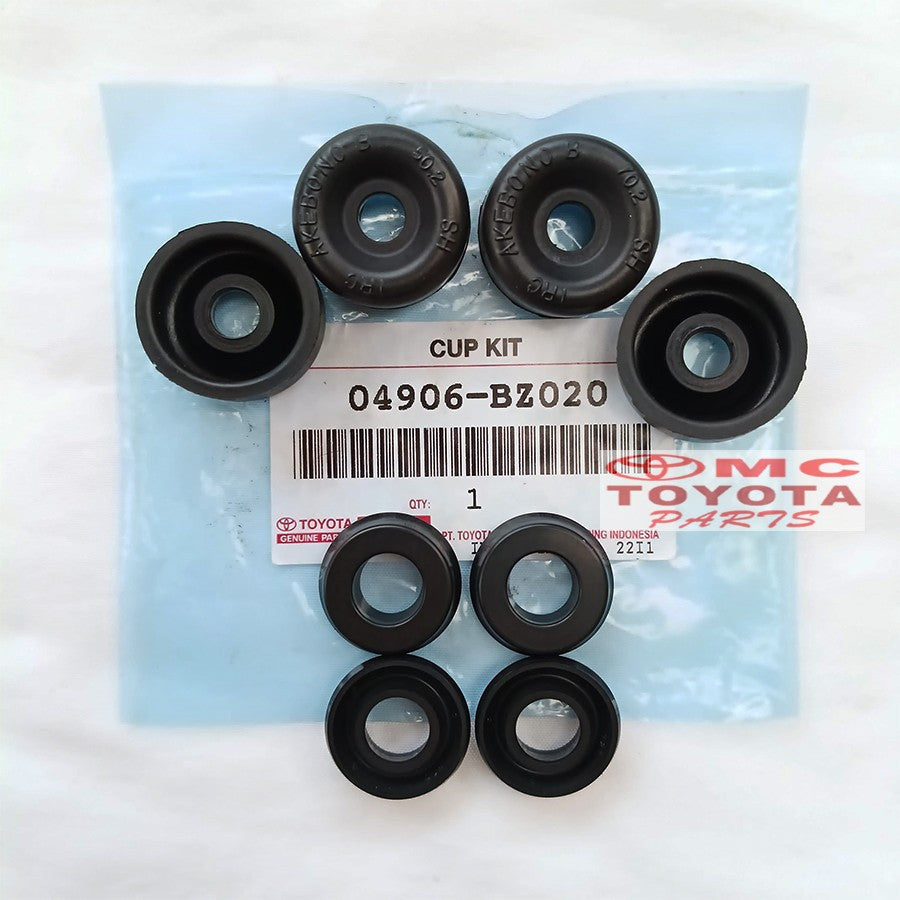 Cup Kit Karet Rem Belakang Set Cap Kap Kit Karet Sentral Master Rem Karet Boot Debu Tutup Abu Avanza Xenia Veloz Rush Terios Original Toyota 04906-BZ020