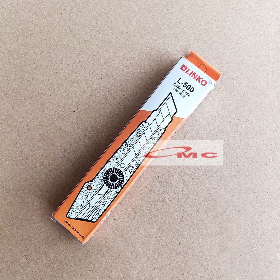 Cutter L500 L 500 L-500 Kater Kuter Cuter Besar Putar Blade Refill Linko Cutter Knife Pisau Pemotong Alat Potong Isi L-150 Set CUTTER-L-500-SET