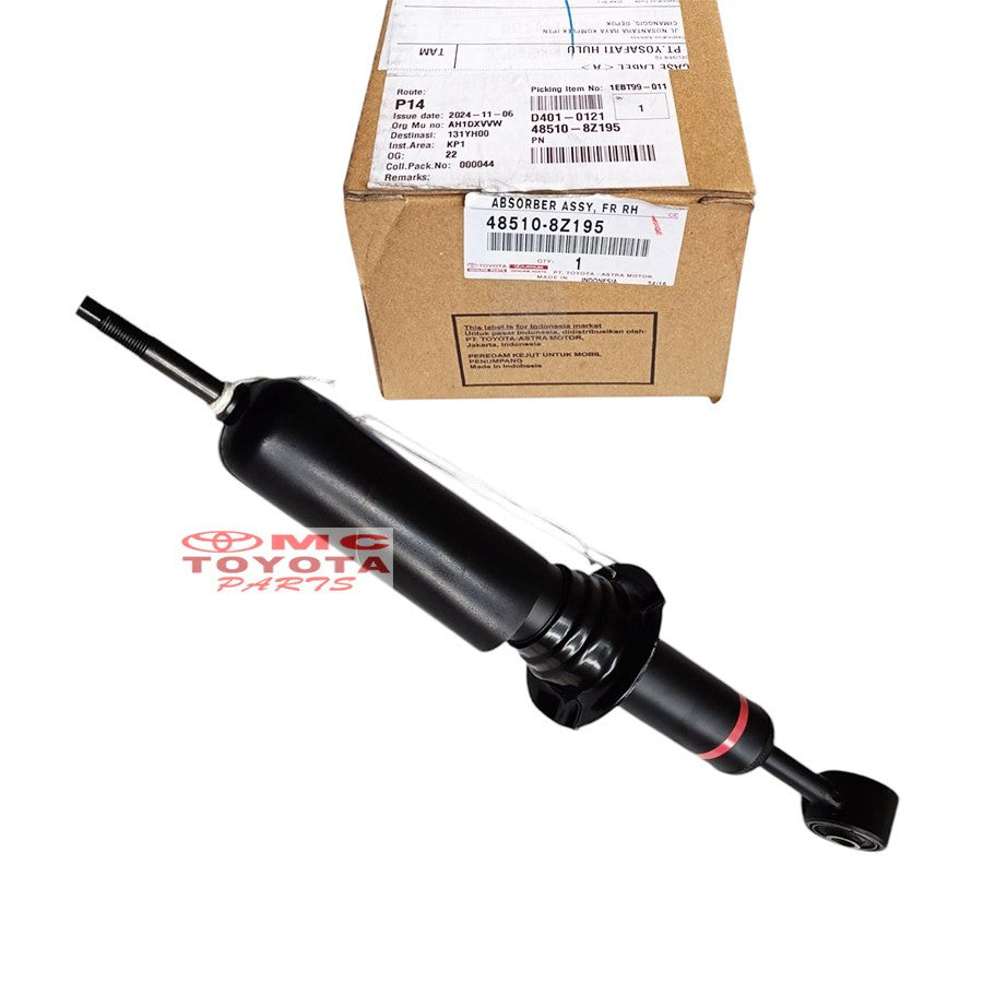 Shock Absorber Breaker Breker Depan Fortuner VNT VRZ SRZ Original Toyota 48510-8Z195 Shockbreaker Shock Breaker Depan Shock Depan Fortuner