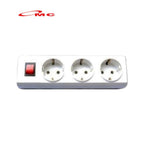 Broco Stop Kontak 3 / 5 Lubang Non CP 15431 / 15451 + Switch Lamp Lampu Colokan Broco Tanpa Kabel Cable Tanpa Child Protection Multi Socket Outlet Terminal 3 / 5 Lubang