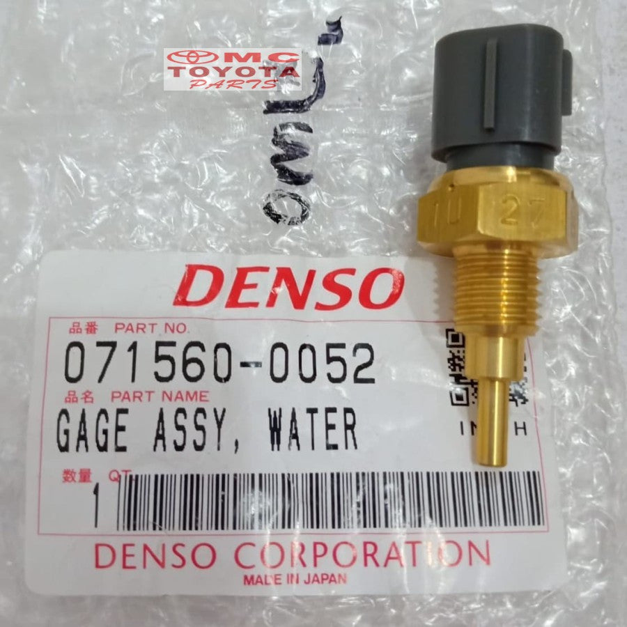 Switch Sensor Water Pump Temperature Avanza Xenia Rush Terios Gran Max Luxio Vios Soluna Starlet APV Kijang Kapsul Diesel 2L Original Denso 071560-0052 Switch Sensor Temperatur Switch Temperatur Thermo Switch Fan Saklar Kipas Radiator Socket 3 Pin
