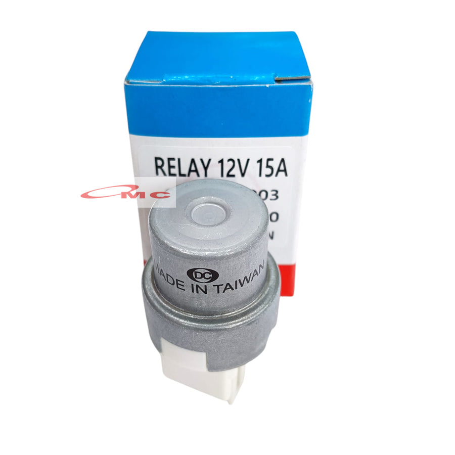 Relay 12V 15A Kaki 3 Universal Toyota Kijang Kapsul 5K Starlet Hilux Hiace Corolla Corona Camry Dyna Celica Coaster Carina Previa Land Cruiser DC 05670-04800 / 90987-01003 Relai Relay Bulat Relay Lampu Fog Lamp 12 Volt 12v 3 Kaki