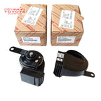 Klakson Premium Horn Low High Pitch Original Toyota Innova Zenix Reborn Fortuner Alphard Camry Vios Yaris Raize Altis Corolla Cross Avanza Veloz Etios Rush Sienta Calya Agya 86510-TA041 86510-TA042 Horn Keong Klakson Keong Premium Horn Klason Premium