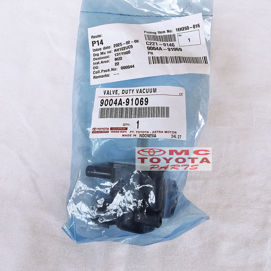 Valve Assy Vacum Duty Vacuum Switching Grand New Avanza Xenia Raize Rocky Rush Terios original Toyota 9004A-91069