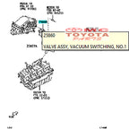 Valve Assy Vacum Duty Vacuum Switching Grand New Avanza Xenia Raize Rocky Rush Terios original Toyota 9004A-91069