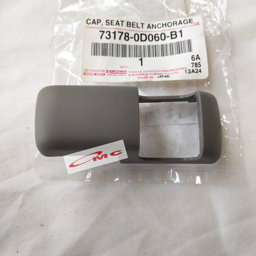 Cover Tutup Baut Seat Belt Cap Seat Belt Anchorage Yaris Bakpao Vios Limo 2007-2014 Orisinil 73178-0D060-B1