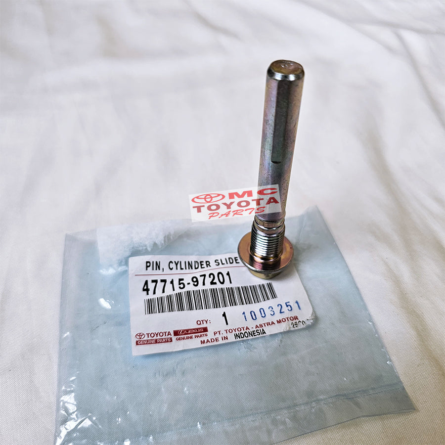 Baut Pin Caliper Bagian Bawah Agya Ayla Original Toyota 47715-97201 Baut Pen Caliper Kaliper Pin Silinder Cylinder Slide Cakram Rem Depan Front Disc Brake