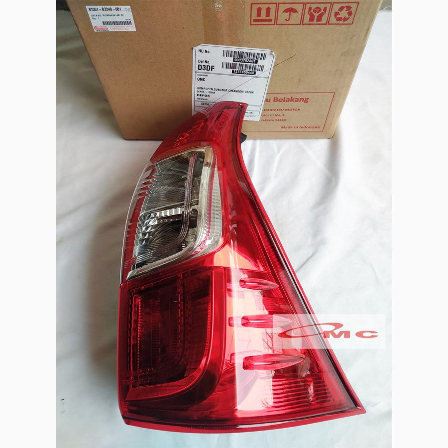 Lampu Stop Lamp Belakang Kanan Kiri Grand New Avanza Great Xenia 2016-2022 Original 81551-BZ240-001 / 81561-BZ240-001 Lampu Belakang Stoplamp Ori