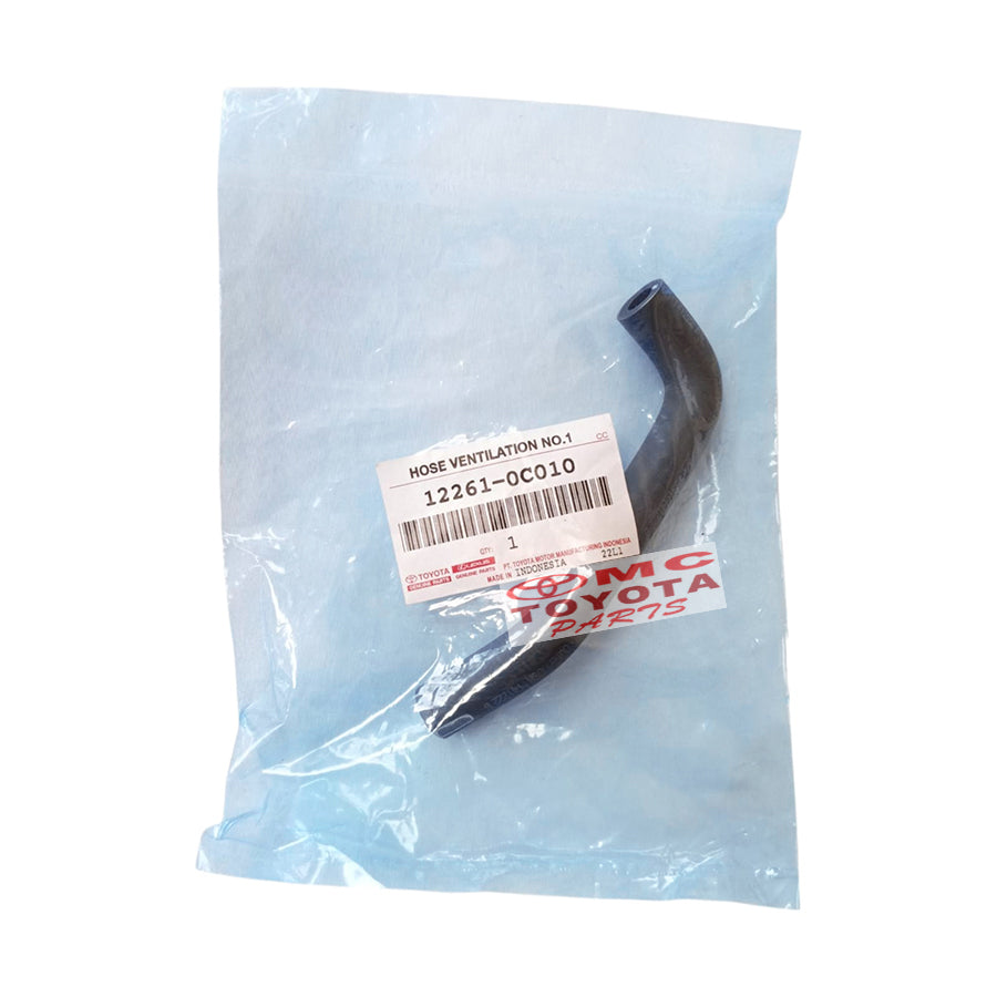 Selang Ventilasi Kijang Innova Fortuner Hilux Hiace Original Toyota 12261-0C010 Selang Tutup Klep Selang PVC PCV Valve Selang Ventilator Hose Ventilation No.1
