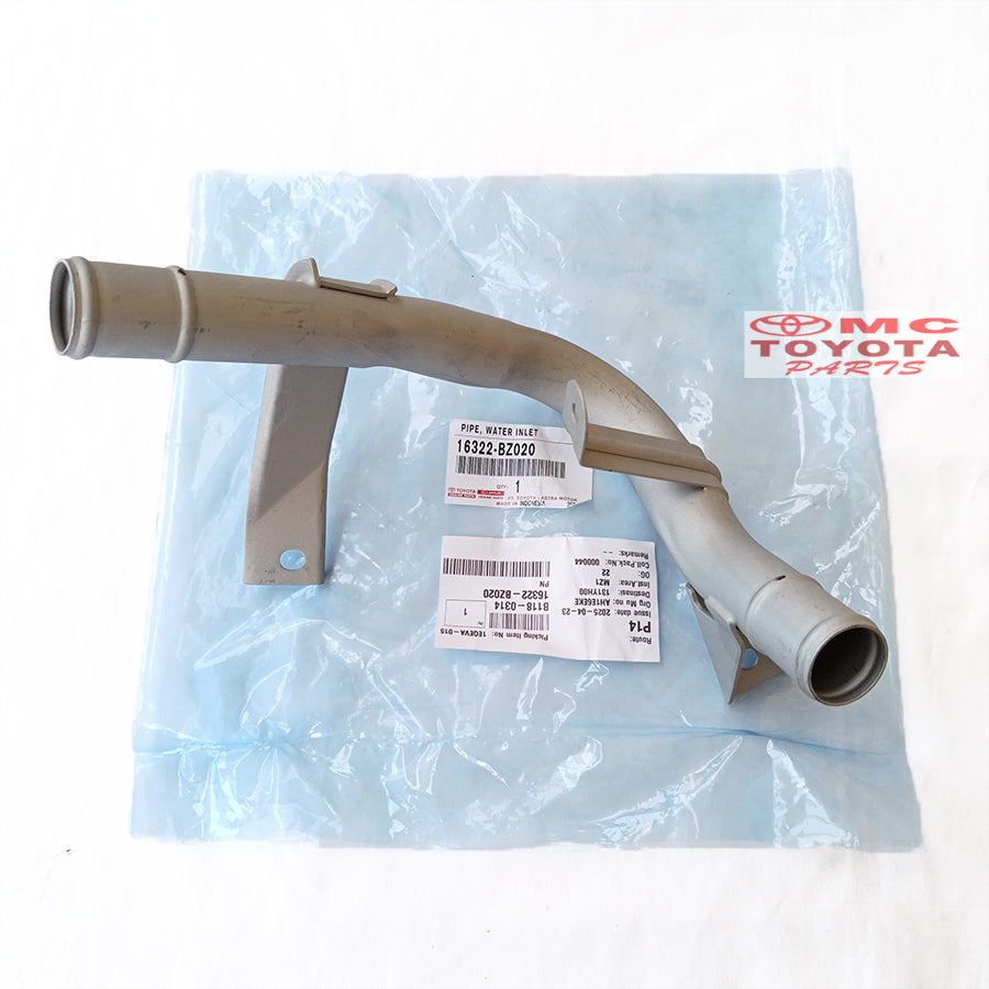 Selang Pipa Radiator Bawah Selang Pipa Pipe Water By Pass Avanza Xenia Original 16322-BZ020 Pipa By Pass Inlet Radiator Model L Pipa Selang Radiator Bawah Pipe Water Inlet Pipa Water By Pass Pipa Bypass