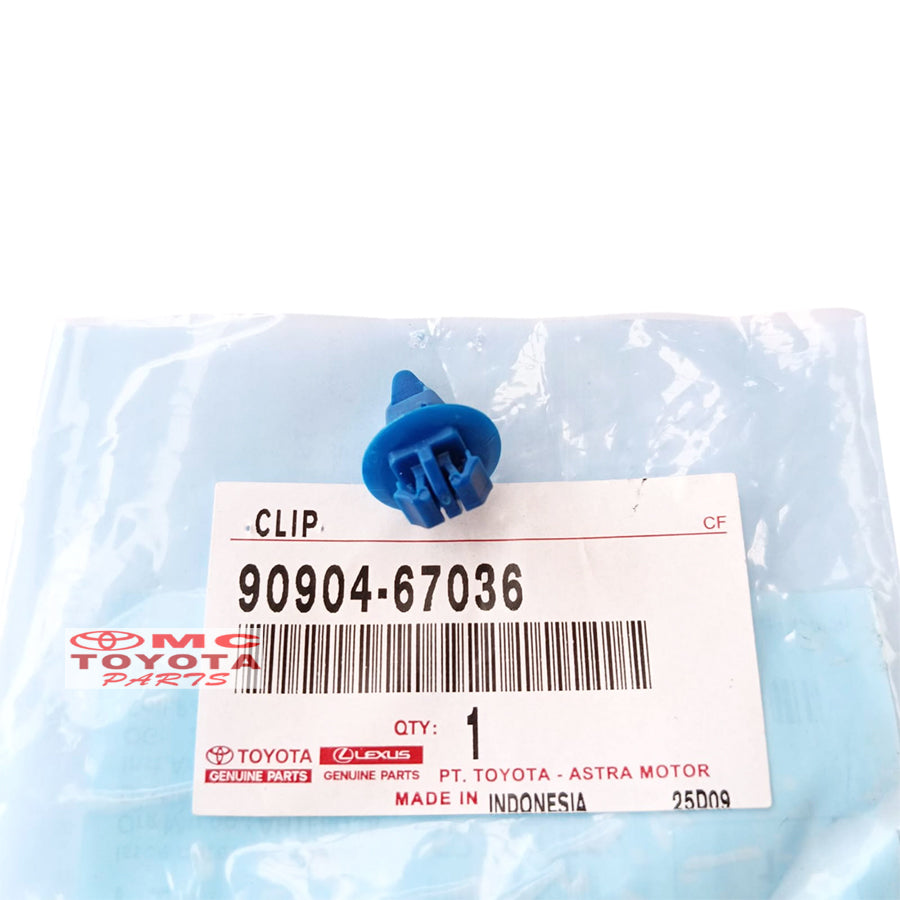Klip Kancing Over Fender Fortuner Hilux Alphard Biru Original Toyota 90904-67036 Klip Over Fender Kancing Klip Bodykit Body Kit Clip Kancing Fender Moulding Molding