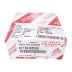 Resistor Werstan Blower Ac Agya Ayla Calya Sigra Innova Fortuner Hilux Yaris Vios Etios Soluna Corolla Altis Hiace Dyna Sirion Ertiga Original 87138-BZ080 Resistor Werstan Werstand Motor Blower Resistor Blower Werstan Blower