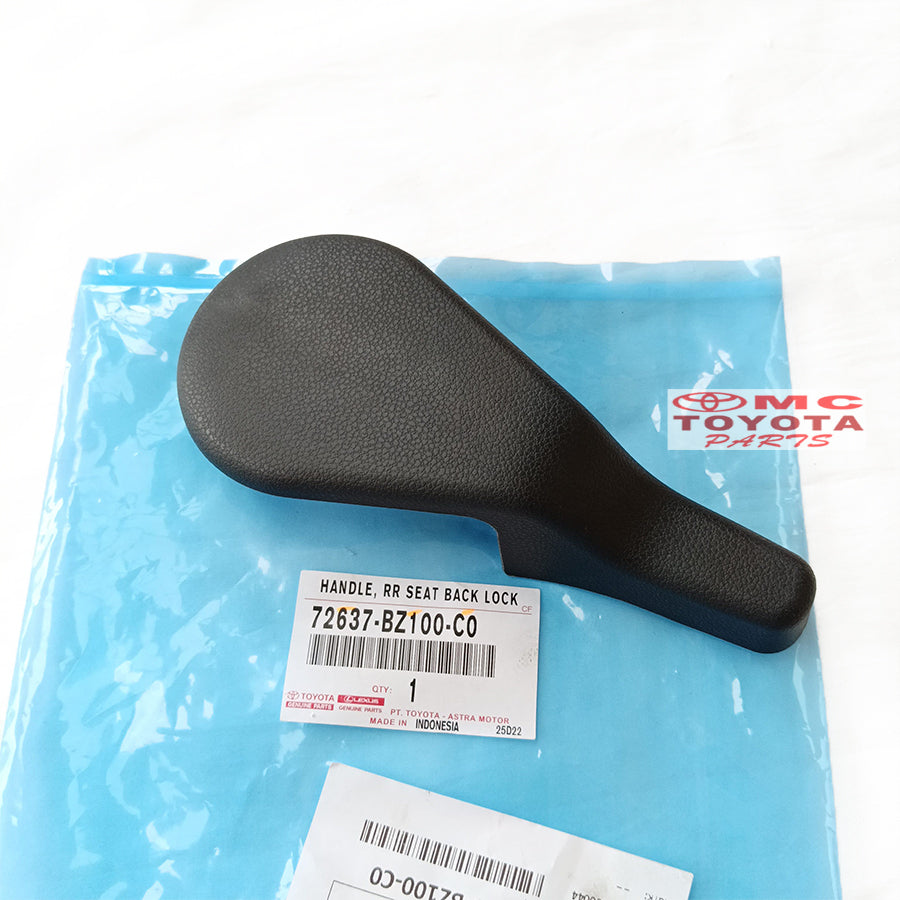 Handle Jok Tengah Handle Tuas Setelan Jok Tengah Veloz Avanza Xenia 2022 Up Original Toyota 72637-BZ100-C0 Hitam Handle Jok Belakang Tengah Handel Putaran Stelan Handle Lipat Jok Tengah
