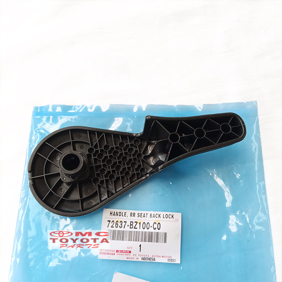 Handle Jok Tengah Handle Tuas Setelan Jok Tengah Veloz Avanza Xenia 2022 Up Original Toyota 72637-BZ100-C0 Hitam Handle Jok Belakang Tengah Handel Putaran Stelan Handle Lipat Jok Tengah