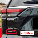 Emblem Logo Tulisan ZENIX Chrome Bagasi Tempelan Logo Belakang Toyota Innova Zenix Original 75441-VT160